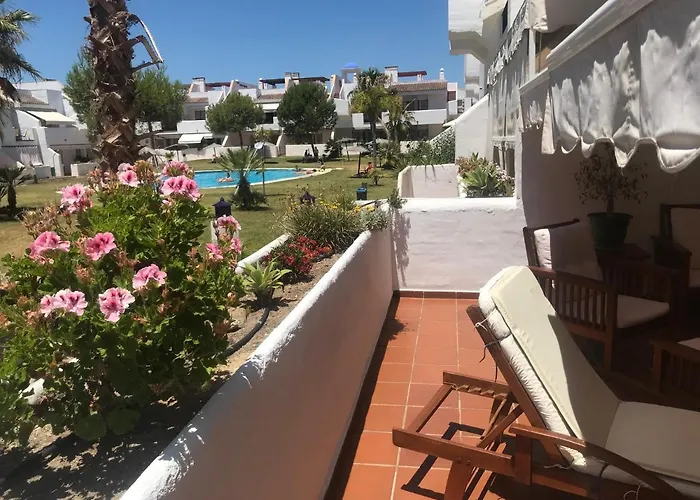 Magnifico Alojamiento En La Playa Islantilla Con Gran Terraza Y Zona Del Campo De Golf
