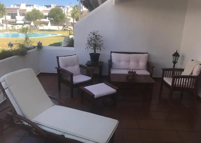 Magnifico Alojamiento En La Playa Islantilla Con Gran Terraza Y Zona Del Campo De Golf